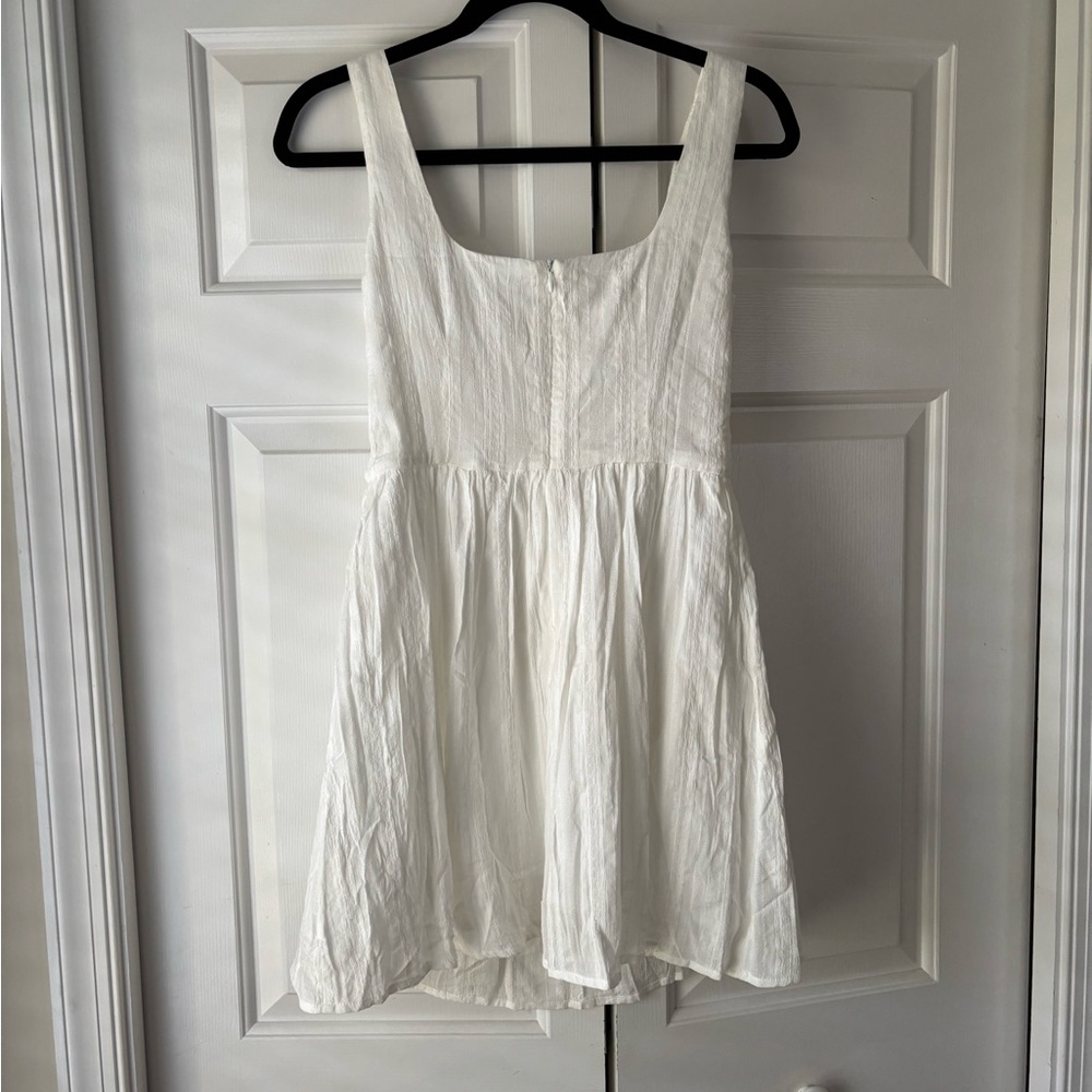 Commense Semi-Sheer Solid Square Neckline Short D… - image 7